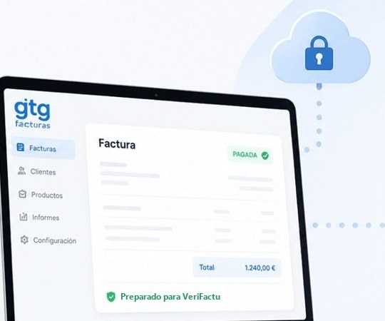 Factura con registro inalterable en GTG Facturas